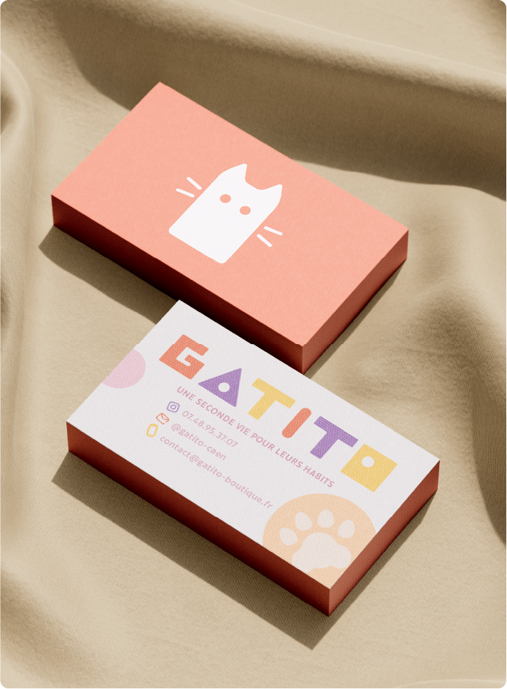 Cartes de visite Gatito